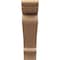 Ekena Millwork 8"W x 32"D x 32"H Thin Mayflower Rough Cedar Woodgrain TimberThane Corbel, Primed Tan CORUR08X32X32MAYRCPR - alternate 4